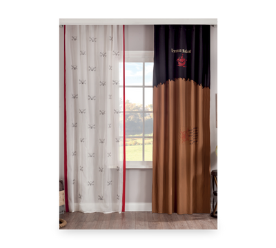 Pirate Sheers Curtains [140x260 Cm]