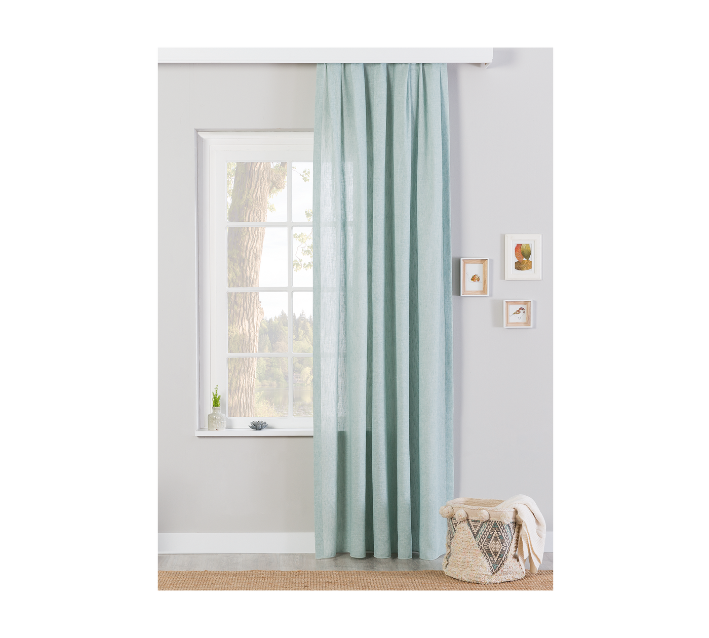 Dressy Background Curtain Mint [100x260 Cm] - ON ORDER ONLY