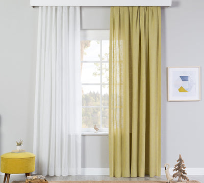 Dressy Background Curtain Mustard [100x260 Cm] - ON ORDER ONLY