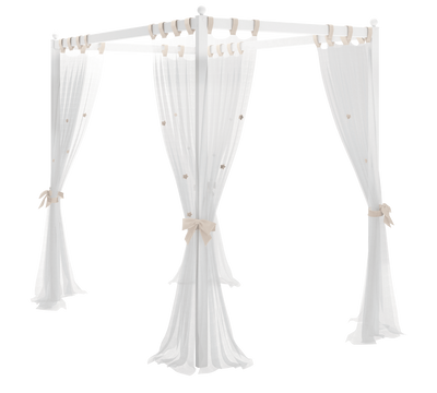 Rustic White Canopy Sheer - ON ORDER ONLY