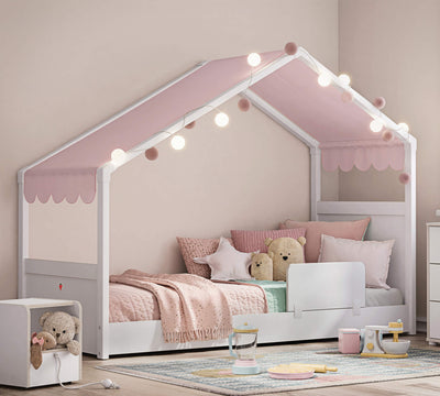 Montes Side Roof Bed Tent [Pink] - ON ORDER ONLY