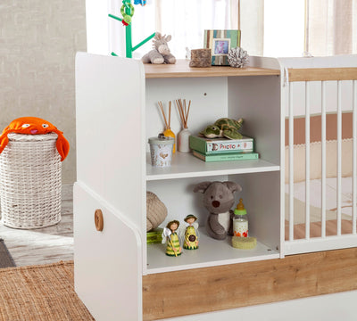 Natura Baby Sl Convertible Baby Bed [With Parent Bed] [80x180 Cm]